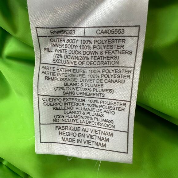 Vintage Y2K Nike Women's Reversible Duck Down Puffer Vest Large Green - Picture 7 of 12